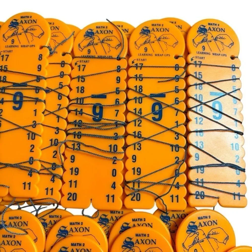 Axon Math 2 Subtraction Learning Wrap-Ups Number 9 Lot Of 32